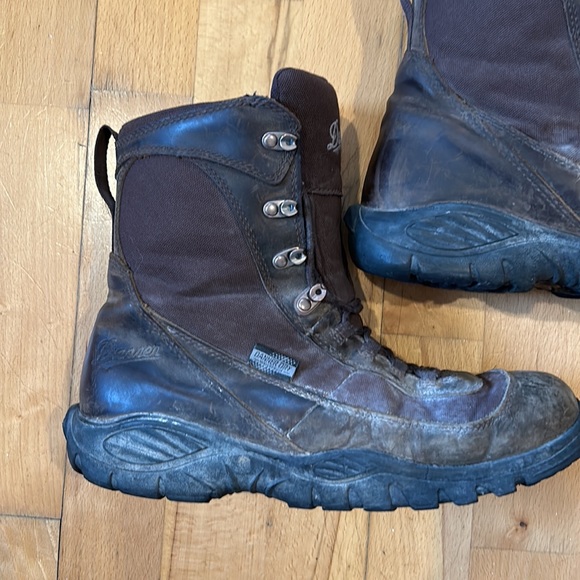 Danner Element Dry Waterproof Brown Leather Hunting Work Boots Mens 9.5 - Picture 5 of 8